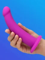 Lovehoney Curved Silicone Suction Cup Dildo 7 Inch - Image 2