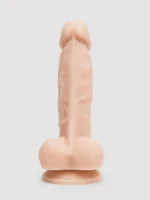 Lifelike Lover Luxe Realistic Silicone Dildo 6 Inch White - Image 3
