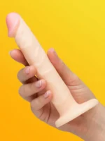 Lifelike Lover Basic Slimline Realistic Anal Dildo 6 Inch Light - Image 6