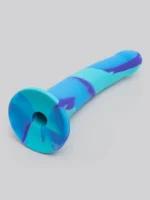 Lovehoney Curved Silicone Suction Cup Dildo 7 Inch Blue - Image 4