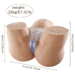 A512 (57.32lb) Doggy Style Luxury BBW Sex Doll Torso With 1:1 Life-Sized Fat Big Ass - Image 11