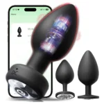 app controlled vibrating anal plug