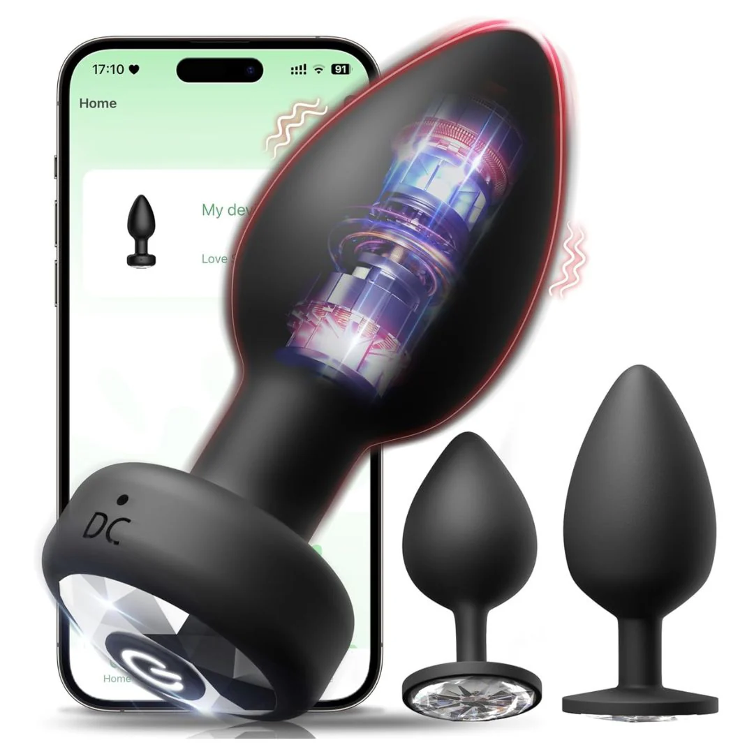 app controlled vibrating anal plug